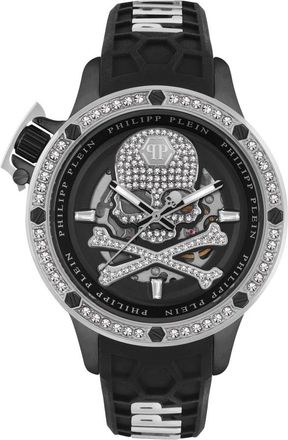 Philipp Plein Plein Rich 46mm Horloge - Heren - Horloges - Zwart - ONE Size - Accessoires