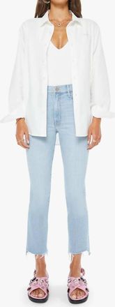 Mother Insider Crop Step Fray Jeans In Youre My Favorite