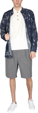 Engineered Garments Bird Embroidery Shirt-Uomo