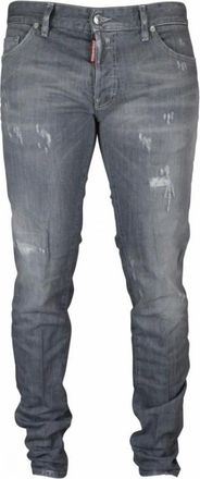 Dsquared2 Heren, Jeans, Grijs, Maat: XS Katoen