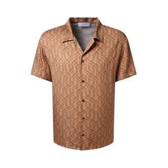 Baldessarini Heren, Overhemden, Bruin, Maat: XL Viscose