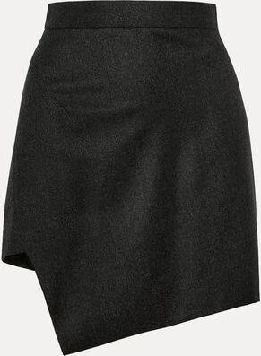 Vivienne Westwood Mini Infinity Skirt Metallic Brushed Wo. Charcoal 38 Women