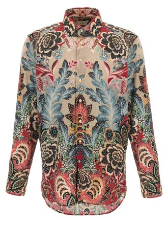 Etro Etro Blume und Laubhemd