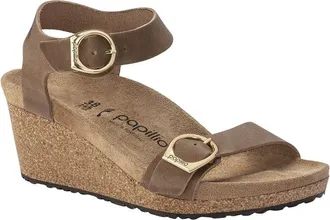 Birkenstock Soley Ring-Buckle Leather Sandal