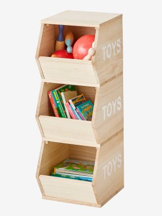 Vertbaudet Kinderzimmer Regal Toys, 3 Fächer holz
