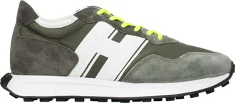 Hogan Sneakers H601 Memory Foam Man Stoff grün/weiß