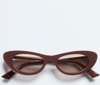 Bottega Veneta Occhiali Da Sole Ovali Snap - Bottega Veneta