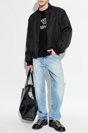 Versace Jeans With A vintage Effect, Mens, Blue
