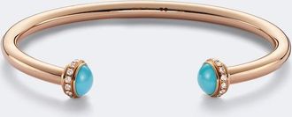 Piaget Bracciale Possession in oro rosa 18kt con diamanti e turchesi