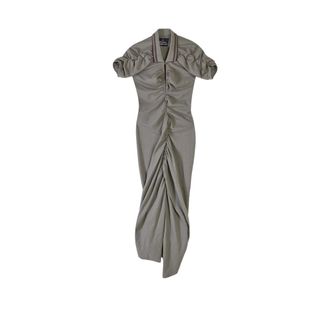 Vivienne Westwood Pulling Dress - Dames - Casual kleedjes - Groen - S - Katoen - Kleedjes