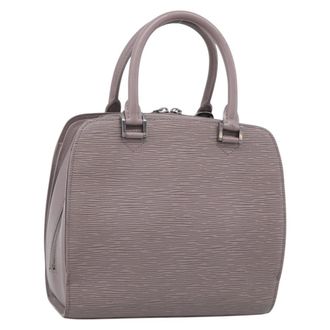 Louis Vuitton Pont Neuf Epi Leather Purple Leather Handbag (Pre-Owned)