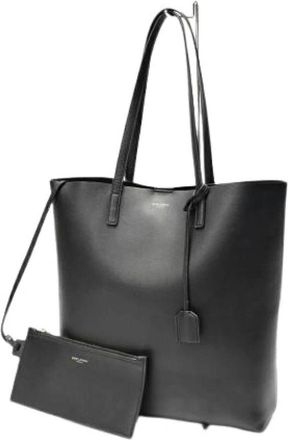 Saint Laurent Pre-owned Tote Bags, female, Black, Size: ONE SIZE Pre-owned Vintage Tote Bag