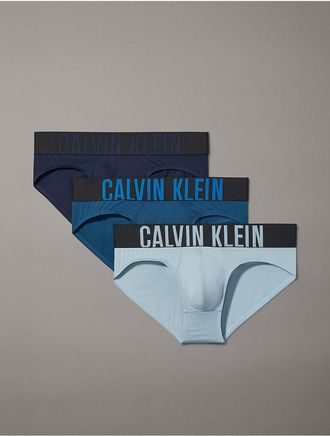 Calvin Klein Mens Intense Power Micro 3-Pack Hip Brief - Multi - XL