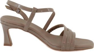 Naturalizer Womens Galaxy Strappy Sandal In Warm Fawn Tan