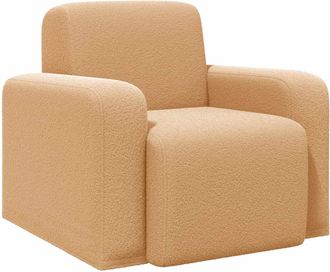 vidaXL Sill&oacute;n Beige Boucl&eacute; Vidaxl