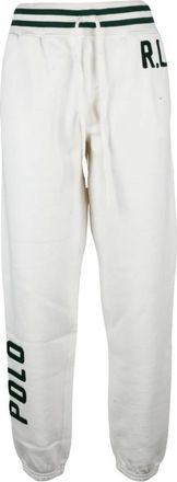 Polo Ralph Lauren Tuta Trainingsbroeken - Dames - Sweatpants - Wit - S - Katoen - Broeken
