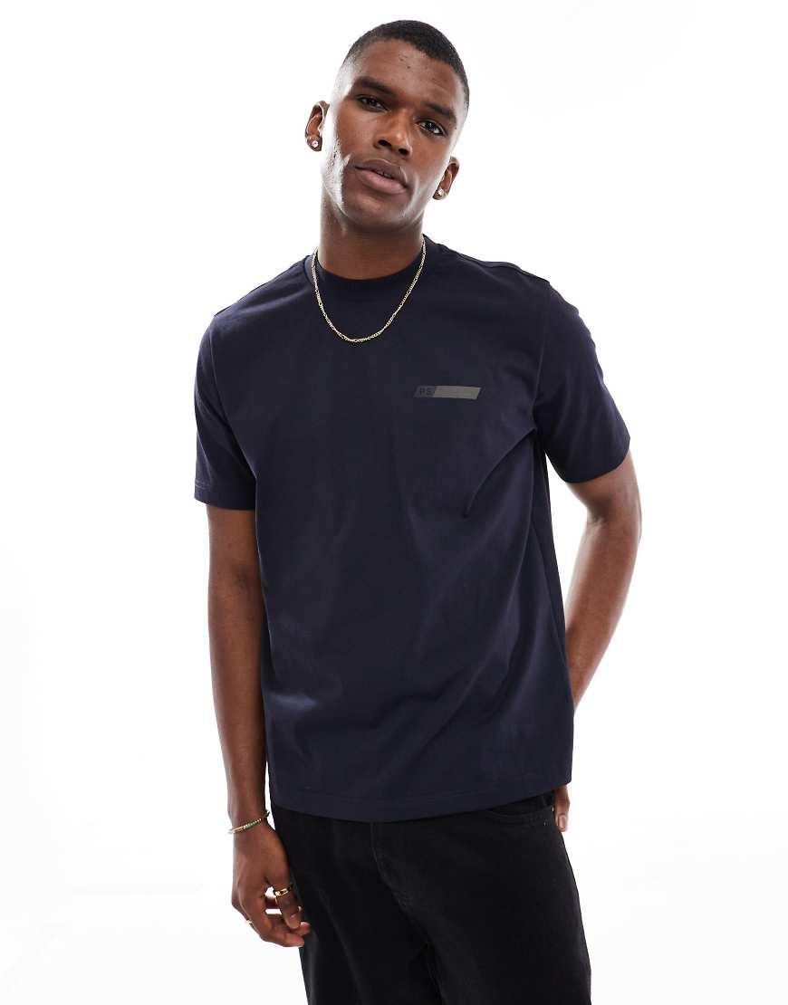 Tシャツ・カットソー Paul Smith Stripes Logo Pocket T-Shirt Men's Petrol Blue 'Signature Stripe' Pocket T-Shirt