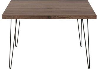 OEM Mesa De Centro Vida 68 X 68 Cm Para Sal&oacute;n, Roble Chocolate