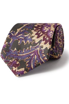 Favourbrook Charleston 7.5cm Floral-Print Silk Tie
