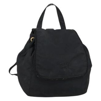 Prada Pre-owned Zaino in Nylon - - Pre-owned - Donna - Nero - ONE SIZE