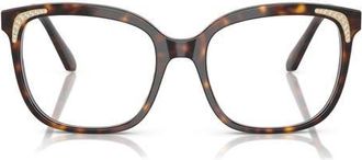 Swarovski 54mm Butterfly Optical Glasses in Havana at Nordstrom