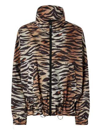 Pinko tiger-print jacket - Brown