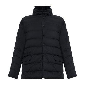 Moncler Piumino Elarune - - Jackets - Uomo - Blu - XL