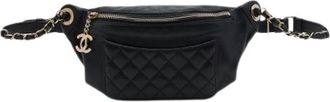 Chanel Borsa a tracolla Chanel Pre-owned in agnello trapuntato - - Pre-owned - Donna - Nero - ONE SIZE
