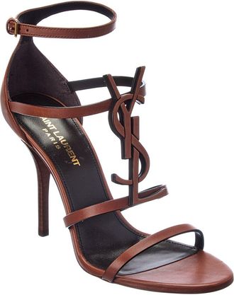 Saint Laurent Cassandra 100 Leather Sandal