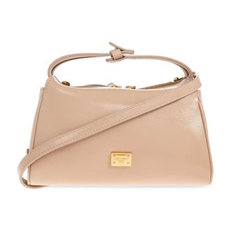 Dolce & Gabbana Tassen, Dames, Beige, ONE Size, Katoen, Vittoria Handtas