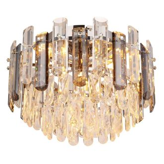 Netlighting Orgina Ceiling Light Chrome 5x E14 in Grey