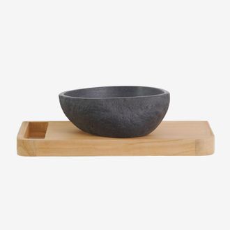 Sklum Conjunto De Mueble De Ba&ntilde;o 70x45 Cm Suspendido En Madera De Teca Neill Sklum