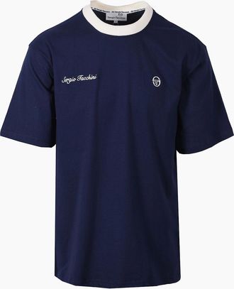 Sergio Tacchini Mens SERGIO TACCHINI BERTO T-SHIRT MARITIME BLUE - Navy - Size: 38