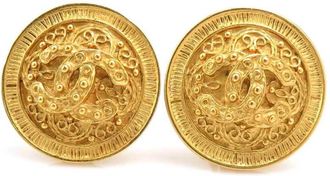 Chanel Metal Clip Earrings (Pre-Owned)