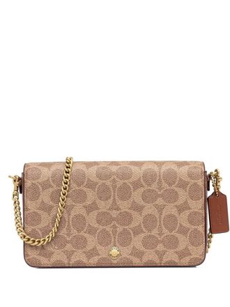 Coach Mila chain-strap crossbody bag - Beige