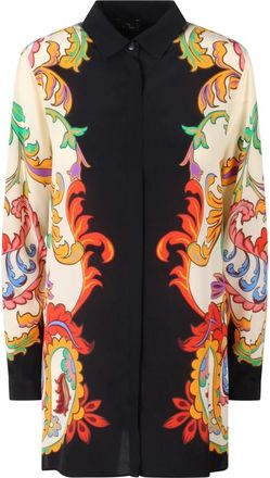 Etro Zijden Paisley Print Shirt - Dames - Overhemden - Veelkleurig - S - Overhemden