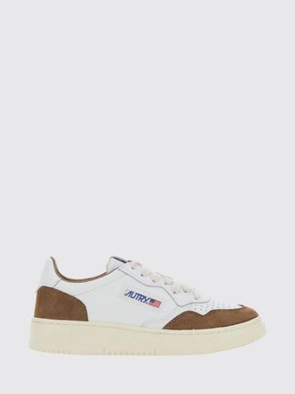 Autry Medalist Low Bicolor Leather Sneakers with Perforated Toe