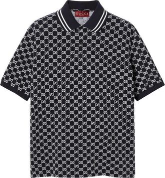Gucci GG Jacquard Polo Shirt