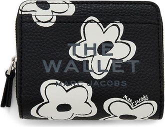 Marc Jacobs The Mini Compact Wallet in Black/white at Nordstrom