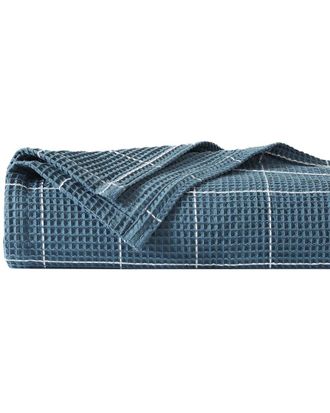 Southshore Fine Linens Check Cotton Waffle Blanket