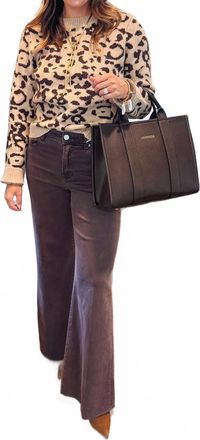 Kut from the Kloth Gisela Print Pullover Sweater In Cheeta