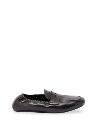 Prada Shuffle Antiqued Leather Loafers