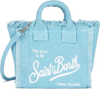 MC2 Saint Barth Tote Bags, female, Blue, Size: ONE SIZE Borsa Vanity Mini