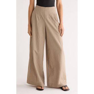 Staud Magpie Wide Leg Pants in Natural at Nordstrom, Size 16