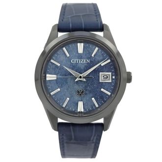Citizen Pre-owned Citizen Aq4106-26L Quartz Blue Dial Mens Watch AQ4106-26L