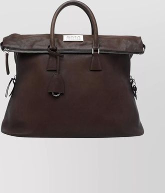 Maison Margiela leopard print 5ac handbag with shoulder strap