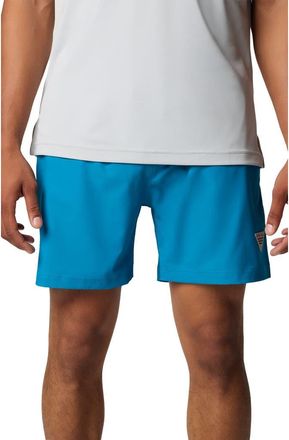 Columbia PFG Rambler Performance Water Shorts in Blue Echo at Nordstrom, Size Xx-Large