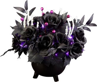 National Tree Company 19In Bad To The Bone Halloween Centerpiece