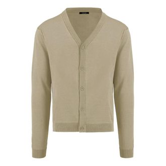 Bomboogie Cardigan in cotone con scollo a V - - Knitwear - Uomo - Beige - L