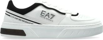 Emporio Armani Premium Court Sneakers - Heren - Sneakers - Wit - 41 1/3 EU - Schoenen